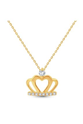 گردنبند الماس طلائی 0,01 - 0,20 Luna Diamond - کد 873040637