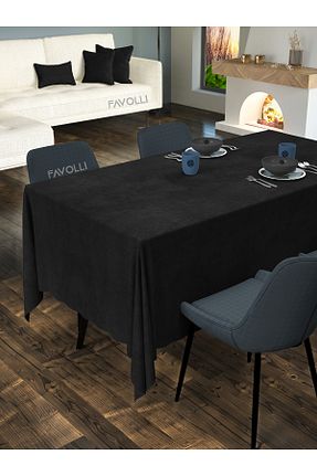 رومیزی مشکی پلی استر FAVOLLİ - کد 364468370