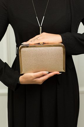 کیف مجلسی مشکی زنانه چرم مصنوعی weem bag - کد 871672001