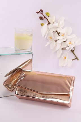 کیف مجلسی متالیک زنانه چرم مصنوعی weem bag - کد 871671798