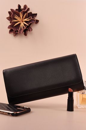 کیف مجلسی مشکی زنانه چرم مصنوعی weem bag - کد 868563637