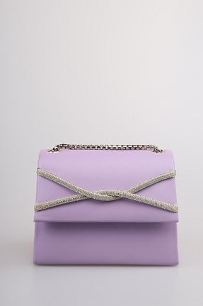 کیف پورتفوی و کلاچ بنفش زنانه weem bag - کد 868566705