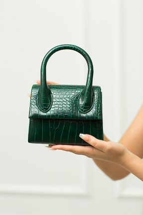 کیف پورتفوی و کلاچ سبز زنانه weem bag - کد 868565734