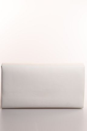 کیف مجلسی سفید زنانه چرم مصنوعی weem bag - کد 868568585