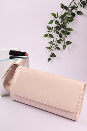 کیف مجلسی صورتی زنانه چرم مصنوعی weem bag - کد 868566893