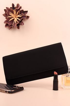 کیف مجلسی مشکی زنانه چرم مصنوعی weem bag - کد 868566882