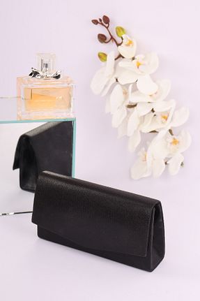 کیف مجلسی مشکی زنانه چرم مصنوعی weem bag - کد 871671863