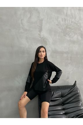 بلوز مشکی زنانه ساده Hey Butik - کد 873415783