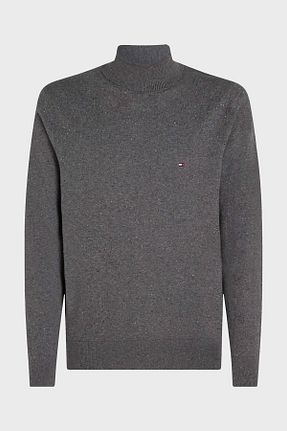 پلیور طوسی مردانه ساده Tommy Hilfiger - کد 873418393