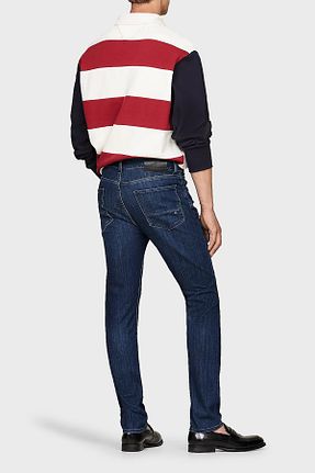 شلوار جین سرمه ای مردانه پاچه تنگ Tommy Hilfiger - کد 873418645