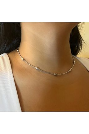 گردنبند استیل ( فولاد ) زنانه استیل (فولاد) Acra Jewelry - کد 870624576