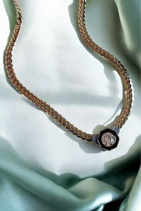 گردنبند استیل ( فولاد ) متالیک زنانه استیل (فولاد) BijuPeri - کد 873597353