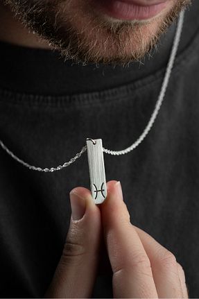 گردنبند نقره مردانه 925 عیار Vetro Silver - کد 850567021