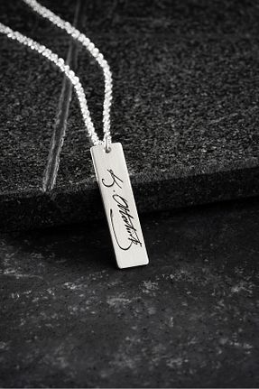 گردنبند نقره طوسی مردانه 925 عیار Vetro Silver - کد 826002428