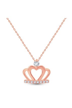 گردنبند الماس صورتی 0,01 - 0,20 Luna Diamond - کد 873493443