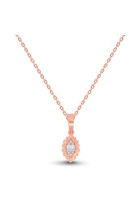 گردنبند الماس صورتی 0,01 - 0,20 Luna Diamond - کد 873672815