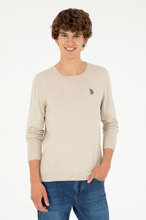 پلیور طوسی مردانه ساده U.S. Polo Assn. - کد 873679828