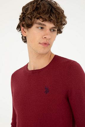 پلیور قهوه ای مردانه ساده U.S. Polo Assn. - کد 873679935