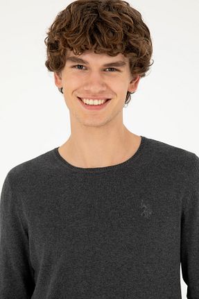 پلیور طوسی مردانه ساده U.S. Polo Assn. - کد 873679953