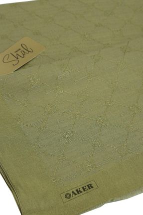 شال سبز زنانه پنبه ای Aker - کد 873678548