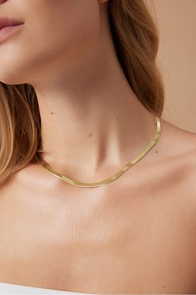 گردنبند نقره زرد زنانه 925 عیار orchards - کد 873698173