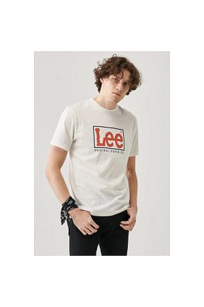 تیشرت سفید مردانه رگولار Lee - کد 682220673