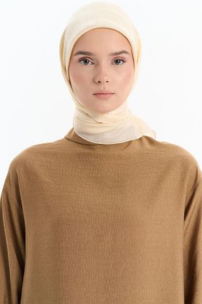 روسری نباتی پنبه ای Tuğba - کد 873701917