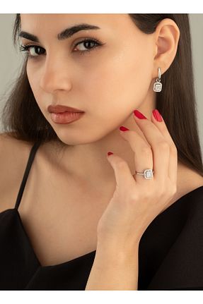 ست نقره زنانه زیرکن Dkmn Silver - کد 798188006