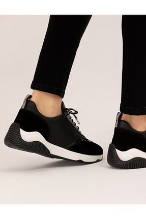 کفش اسنیکر مشکی زنانه بند دار Pierre Cardin - کد 832722991