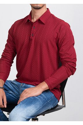 سوئیشرت زرشکی مردانه طرح دار Mondo - کد 873746599