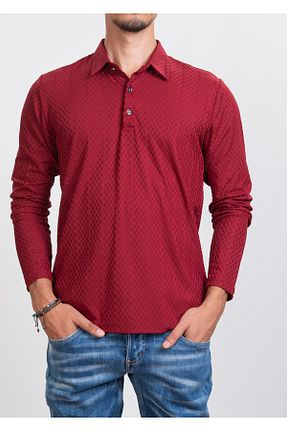 سوئیشرت زرشکی مردانه طرح دار Mondo - کد 873746599