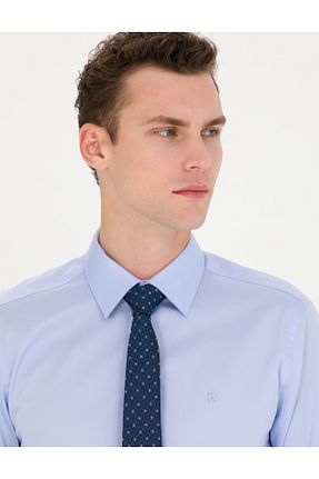 پیراهن آبی مردانه اسلیم فیت Pierre Cardin - کد 828879884