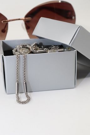 اکسسوری عینک طوسی زنانه KEEBA - کد 872927510