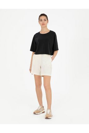 شلوارک و برمودا سفید زنانه پارچه Pierre Cardin - کد 835693627