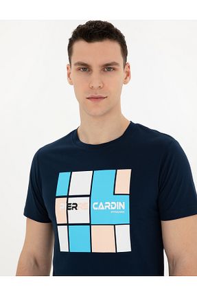 تیشرت سرمه ای مردانه اسلیم فیت Pierre Cardin - کد 831522507