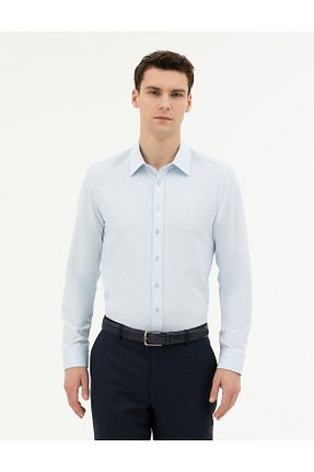 پیراهن آبی مردانه اسلیم فیت Pierre Cardin - کد 829728396