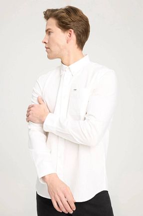 پیراهن سفید مردانه رگولار Wrangler - کد 828292322