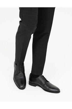 کفش کلاسیک مشکی مردانه چرم خالص Pierre Cardin - کد 839612552
