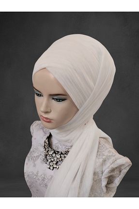شال سفید زنانه NurAy - کد 873791651