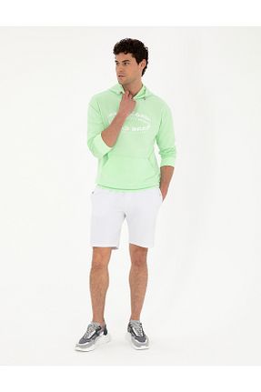 شلوارک و برمودا سفید مردانه رگولار Pierre Cardin - کد 928133093