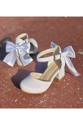 کفش پاشنه بلند کلاسیک طوسی بچه گانه چرم مصنوعی Surpie Shoes - کد 873788808