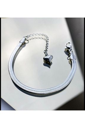 دستبند استیل (فولاد) زنانه استیل (فولاد) Ad - کد 873794893