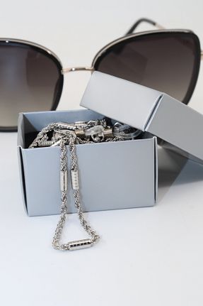 اکسسوری عینک طوسی زنانه KEEBA - کد 873066800