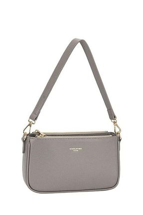 کیف دوشی طوسی زنانه چرم مصنوعی David Jones - کد 873827391