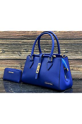 کیف دستی آبی زنانه سایز متوسط LUIS VICTORIA - کد 873827244