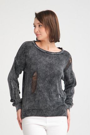 پلیور مشکی زنانه ساده Su Moda - کد 873832799