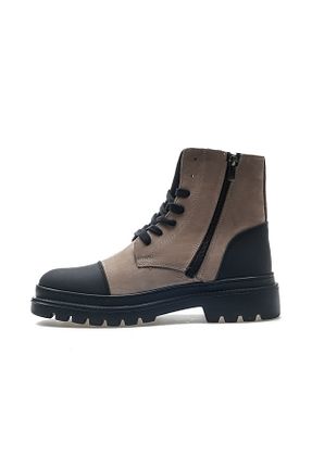 بوت / نیم بوت بژ مردانه چرم خالص Pierre Cardin - کد 873830866