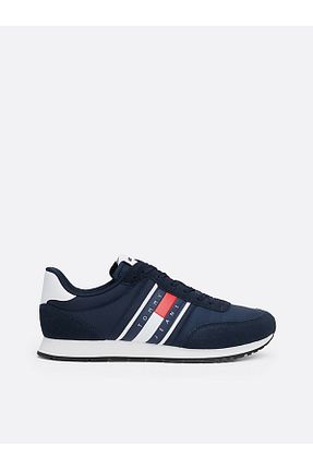 کفش اسنیکر سرمه ای مردانه بند دار Tommy Hilfiger - کد 786938610