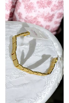 دستبند استیل (فولاد) خاکی زنانه استیل ضد زنگ İNN JEWELLERY - کد 873846256