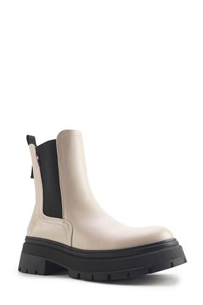 بوت / نیم بوت بژ زنانه چرم مصنوعی U.S. Polo Assn. - کد 873867010